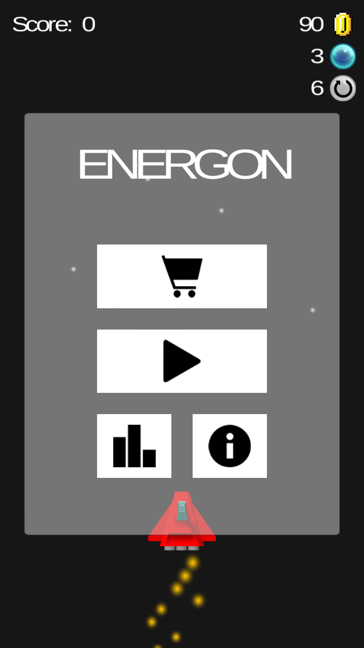 Energon Main Menu